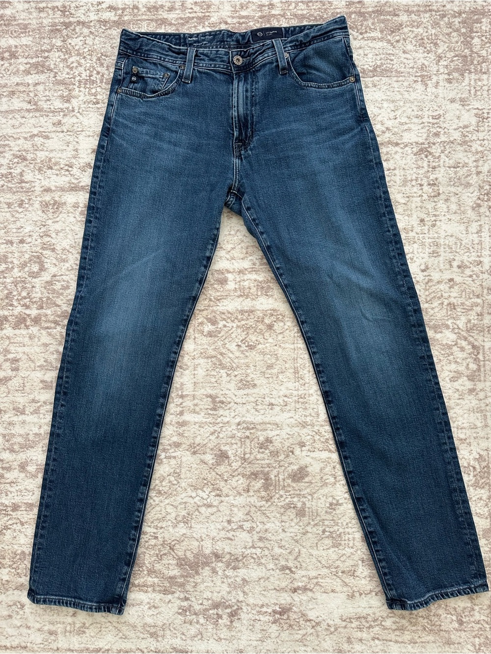 AG Adriano Goldschmied Everett Slim Straight Japanese Denim Jeans 33x32